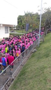 Largada da Corrida, às 8h da manhã